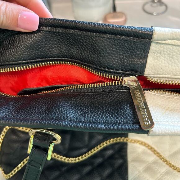 Sprayground Women’s Bag Shoulder Black White Leather Shark Limited Edition - Picture 13 of 15